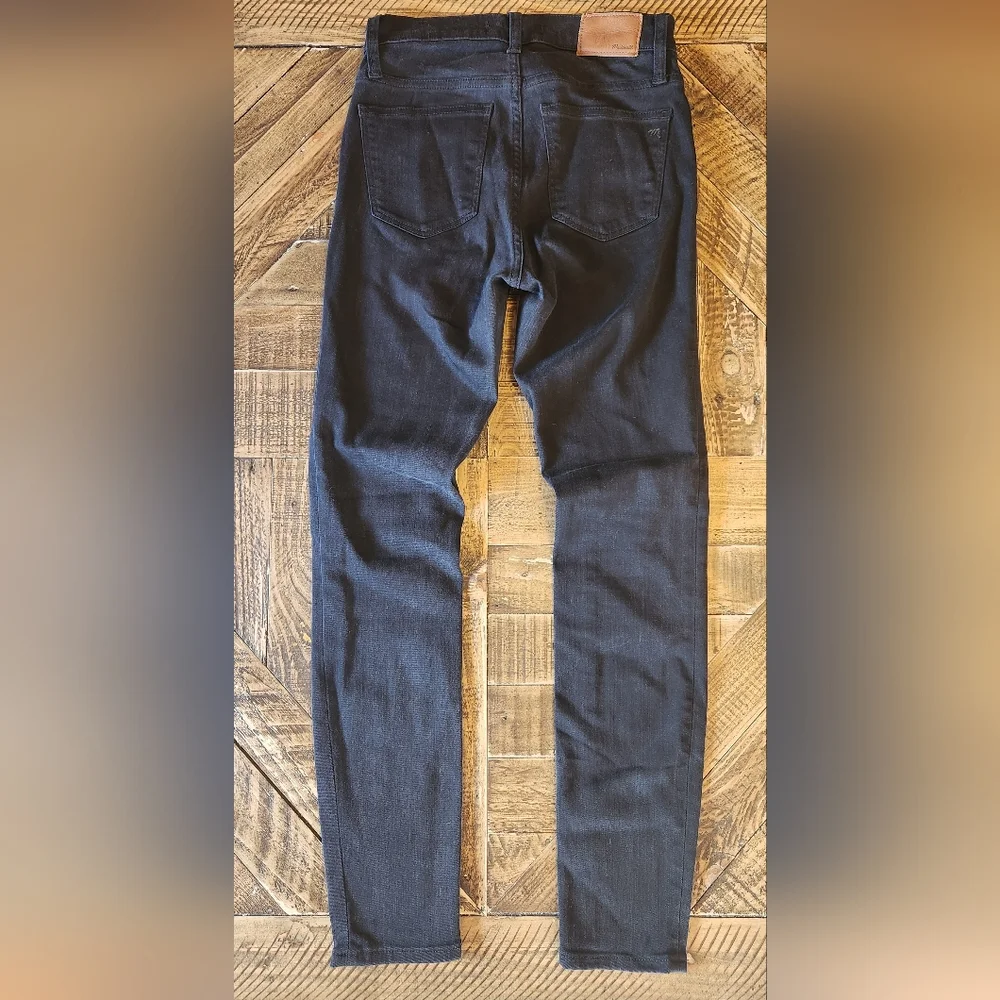 Madewell 9" High-Rise Skinny Jeans Black Size 25 - Picture 5 of 10